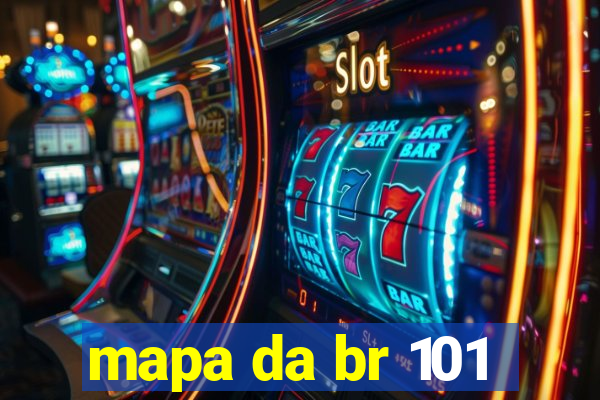 mapa da br 101
